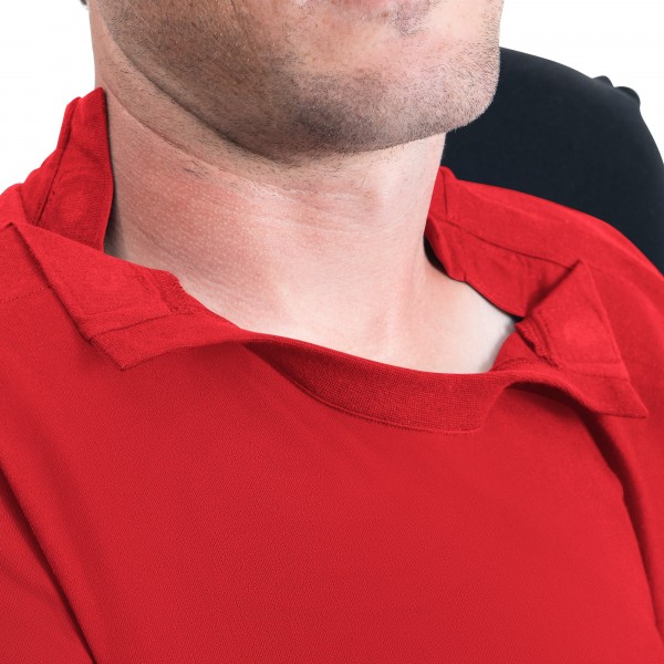 Detroit Pistons G-III Sports by Carl Banks Red Adaptive Printed Mesh Effect Long Sleeve T-Shirt