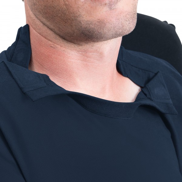 Футболка с длинным рукавом Oklahoma City Thunder G-III Sports by Carl Banks Navy Adaptive Printed Mesh Effect