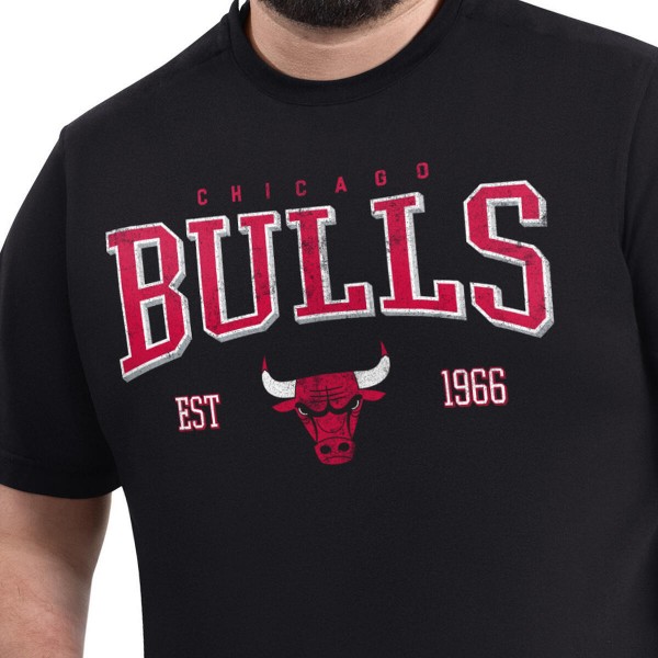 Футболка Chicago Bulls G-III Sports by Carl Banks Black Adaptive Classic Team Spirit