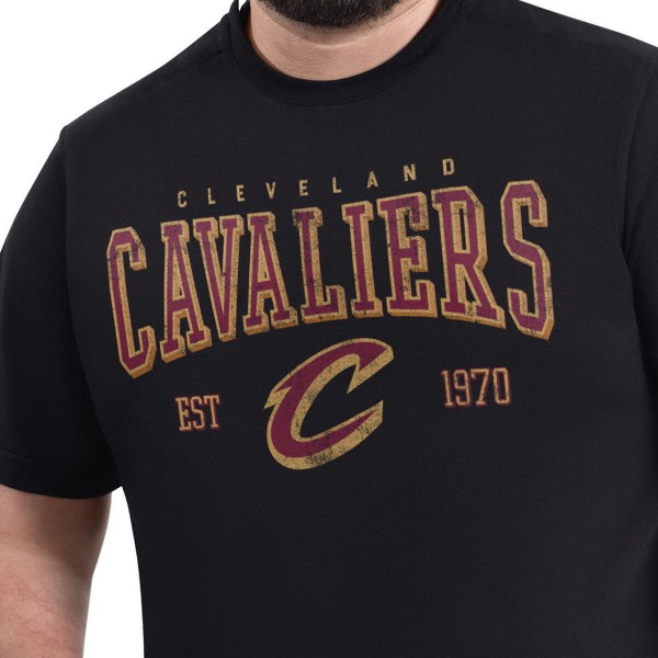 Cleveland Cavaliers G-III Sports by Carl Banks Black Adaptive Classic Team Spirit Short Sleeve T-Shirt