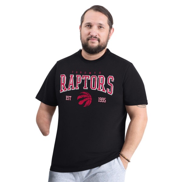 Toronto Raptors G-III Sports by Carl Banks Black Adaptive Classic Team Spirit Short Sleeve T-Shirt