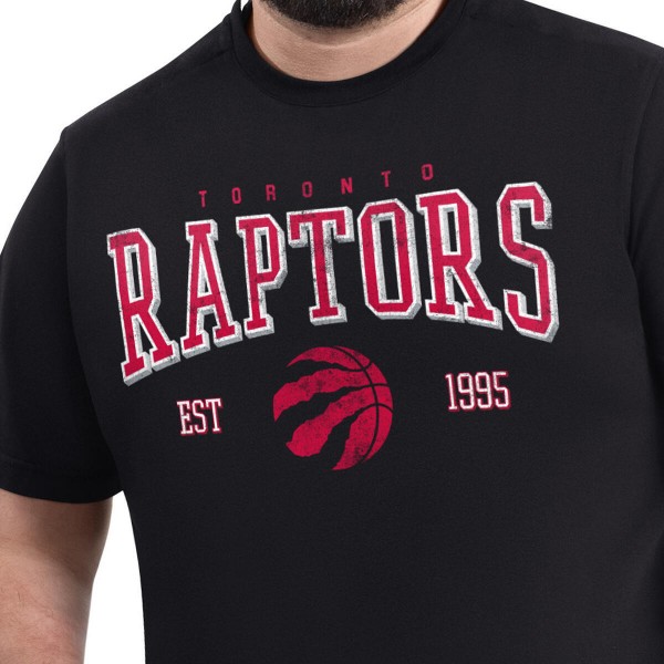 Toronto Raptors G-III Sports by Carl Banks Black Adaptive Classic Team Spirit Short Sleeve T-Shirt