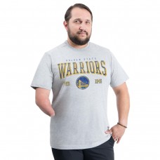 Golden State Warriors G-III Sports by Carl Banks Gray Adaptive Classic Team Spirit Short Sleeve T-Shirt