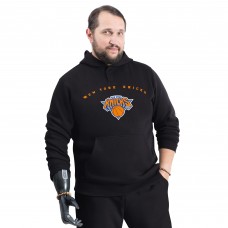 New York Knicks G-III Sports by Carl Banks Black Adaptive Team Arc Fleece Hoodie