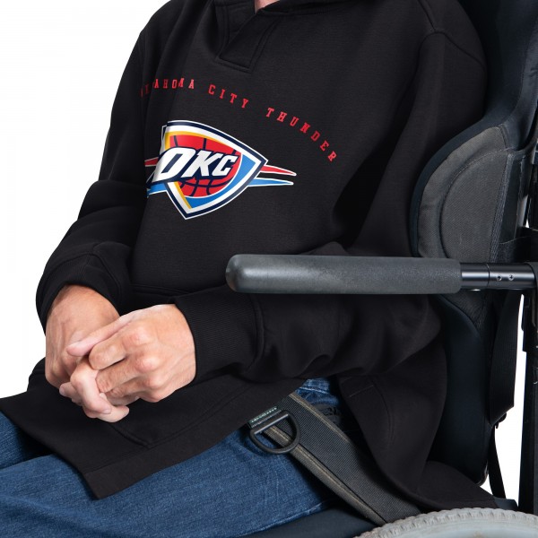 Толстовка Oklahoma City Thunder G-III Sports by Carl Banks Black Adaptive Team Arc Fleece