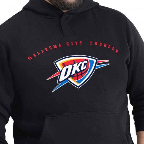 Толстовка Oklahoma City Thunder G-III Sports by Carl Banks Black Adaptive Team Arc Fleece