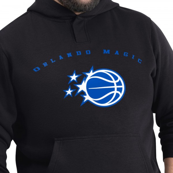Толстовка Orlando Magic G-III Sports by Carl Banks Black Adaptive Team Arc Fleece