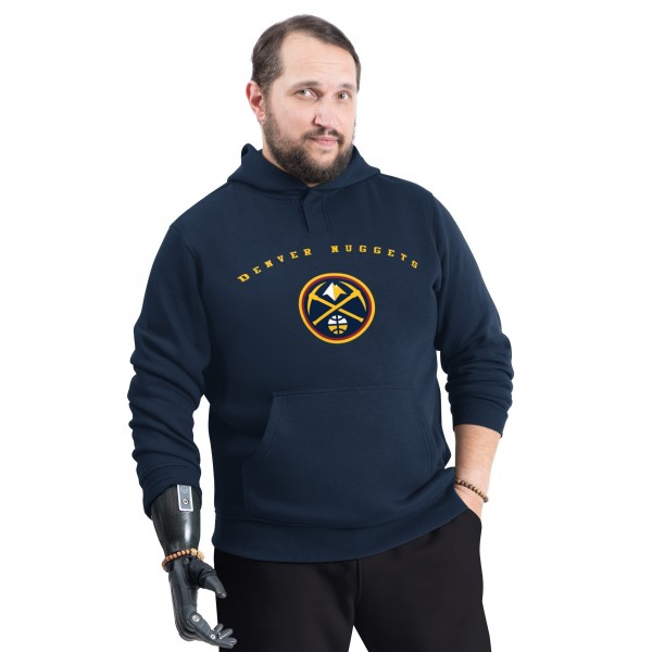 Толстовка Denver Nuggets G-III Sports by Carl Banks Navy Adaptive Team Arc Fleece