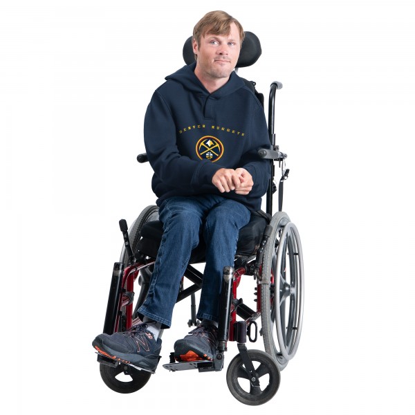 Толстовка Denver Nuggets G-III Sports by Carl Banks Navy Adaptive Team Arc Fleece