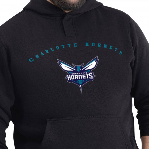Charlotte Hornets G-III Sports by Carl Banks Black Adaptive Team Arc Fleece Hoodie