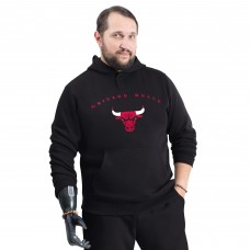 Толстовка Chicago Bulls G-III Sports by Carl Banks Black Adaptive Team Arc Fleece