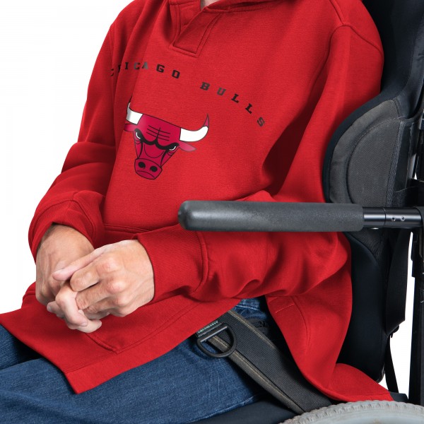 Толстовка Chicago Bulls G-III Sports by Carl Banks Red Adaptive Team Arc Fleece