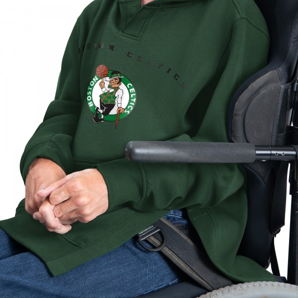 Boston Celtics G-III Sports by Carl Banks Green Adaptive Team Arc Fleece Hoodie