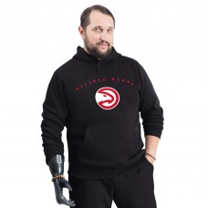 Толстовка Atlanta Hawks G-III Sports by Carl Banks Black Adaptive Team Arc Fleece