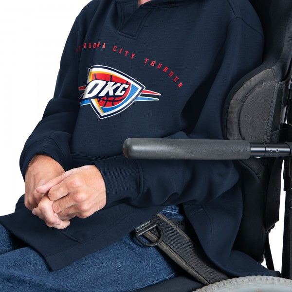 Толстовка Oklahoma City Thunder G-III Sports by Carl Banks Navy Adaptive Team Arc Fleece