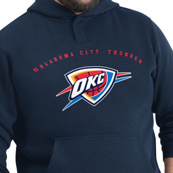 Толстовка Oklahoma City Thunder G-III Sports by Carl Banks Navy Adaptive Team Arc Fleece