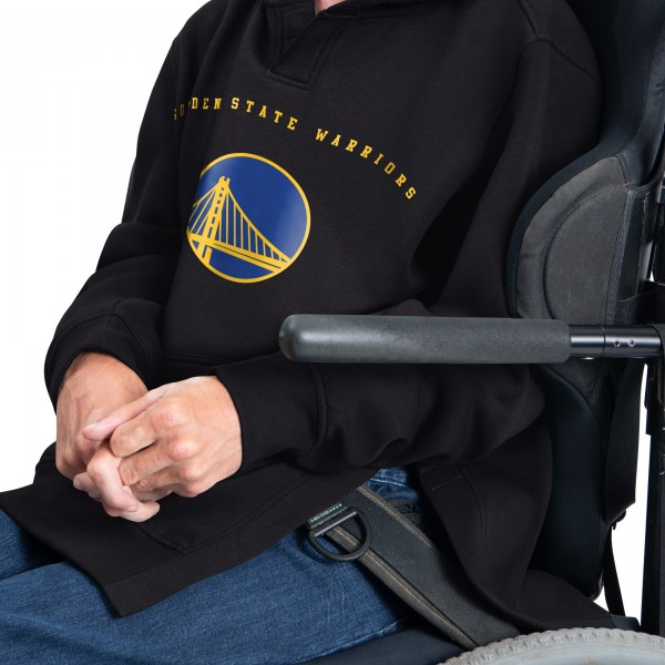 Golden State Warriors G-III Sports by Carl Banks Black Adaptive Team Arc Fleece Hoodie