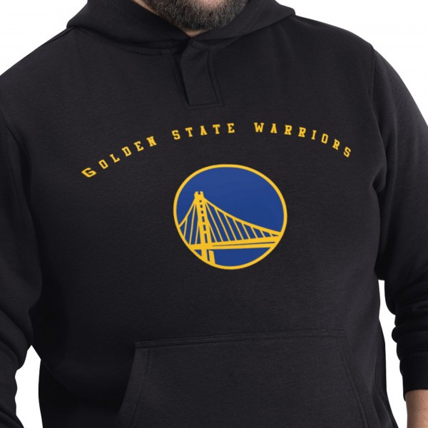 Golden State Warriors G-III Sports by Carl Banks Black Adaptive Team Arc Fleece Hoodie
