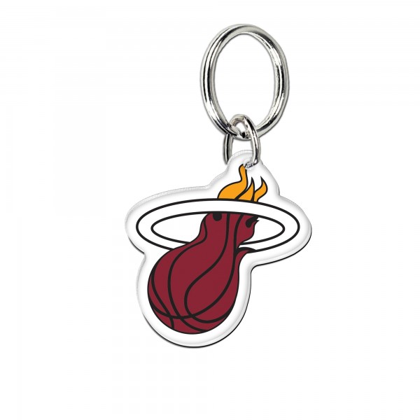 Miami Heat WinCraft Premium Acrylic Core Key Ring