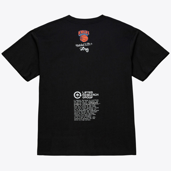 Футболка New York Knicks Mitchell & Ness x LRG Black Wild Art