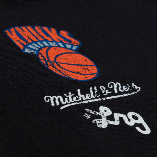 Футболка New York Knicks Mitchell & Ness x LRG Black Wild Art