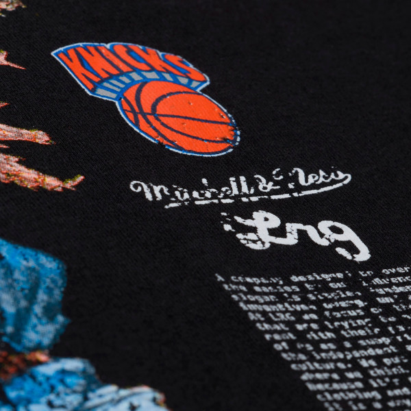 Футболка New York Knicks Mitchell & Ness x LRG Black Wild Art