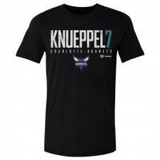 Charlotte Hornets Kon Knueppel 500 Level Black Elite T-Shirt