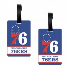 Philadelphia 76ers WinCraft Luggage Tag 2-Pack