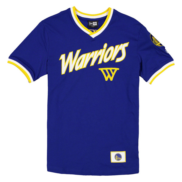 Джерси Unisex Golden State Warriors New Era Royal Sport Classics Capsule V-Neck Fashion