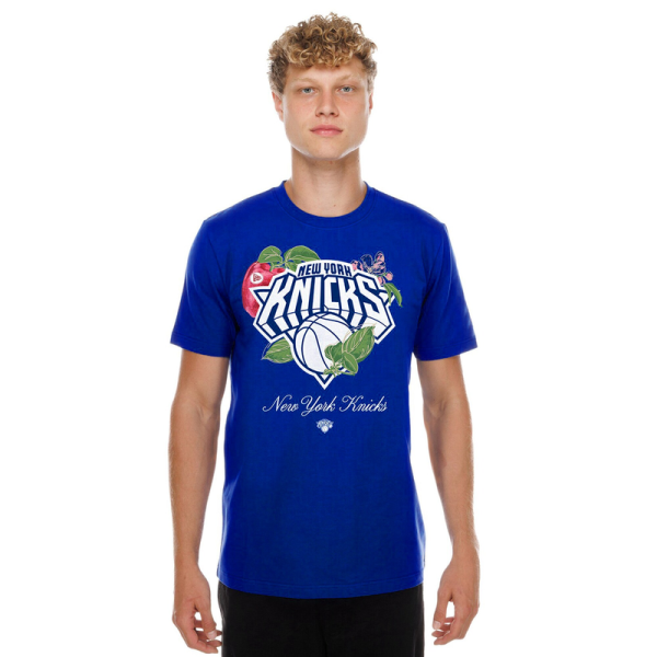 Футболка New York Knicks New Era Blue Lifestyle Capsule Floral Fruit