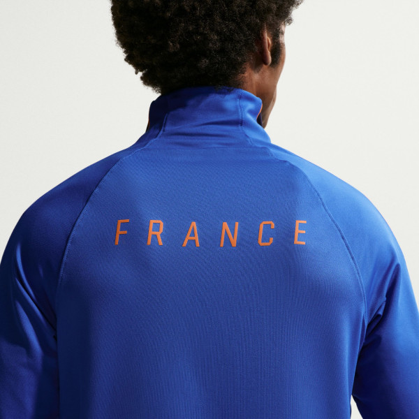 France National Team Nike 2026 Strike Dri-FIT Quarter-Zip Drill Top - Blue