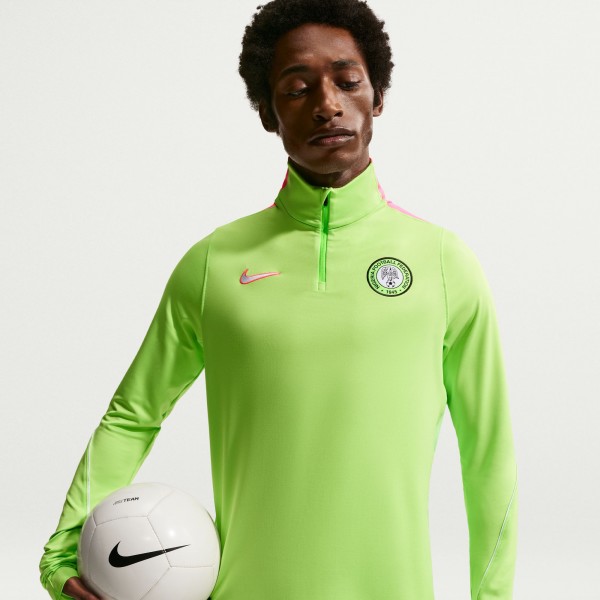 Nigeria National Team Nike 2026 Strike Dri-FIT Quarter-Zip Drill Top - Green