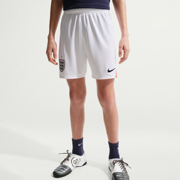 Подростковая England National Team Nike 2026 Home Stadium Replica Shorts - White