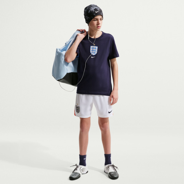 Подростковая England National Team Nike 2026 Home Stadium Replica Shorts - White