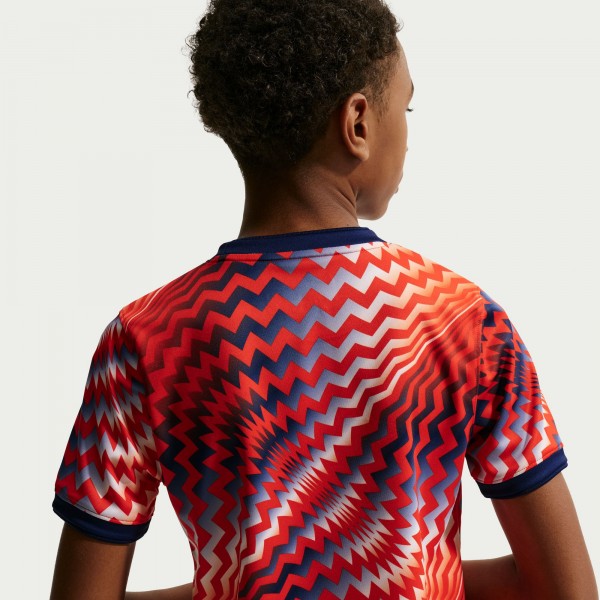 Подростковая Norway National Team Nike 2026 Pre-Match Top - Red