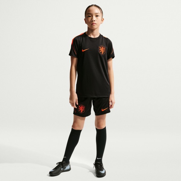 Подростковая Netherlands National Team Nike 2026 Strike Dri-FIT Top - Black