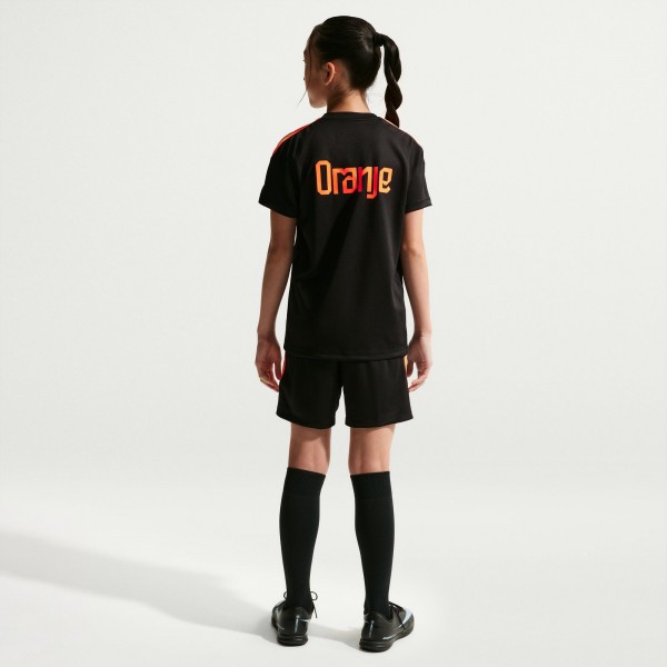 Подростковая Netherlands National Team Nike 2026 Strike Dri-FIT Top - Black