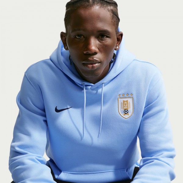 Uruguay National Team Nike Club Hoodie - Blue