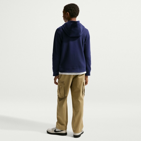 Подростковая France National Team Nike Club Hoodie - Blue