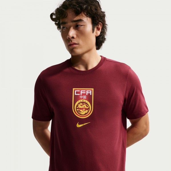 China National Team Nike Crest T-Shirt - Red