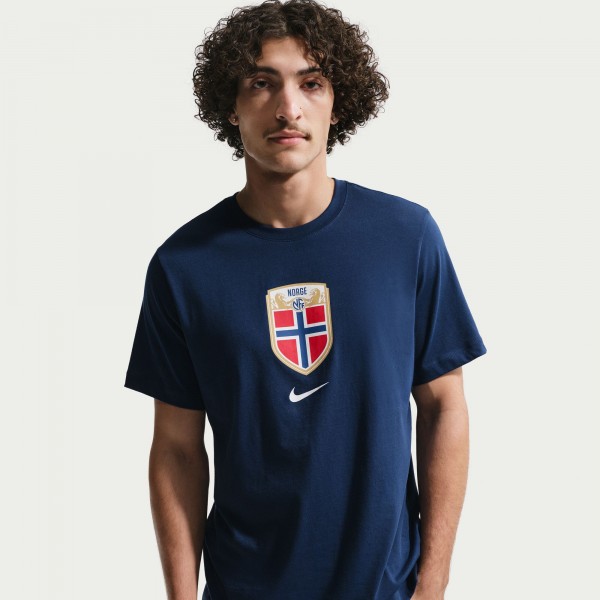 Norway National Team Nike Crest T-Shirt - Navy