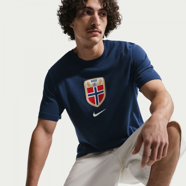 Norway National Team Nike Crest T-Shirt - Navy