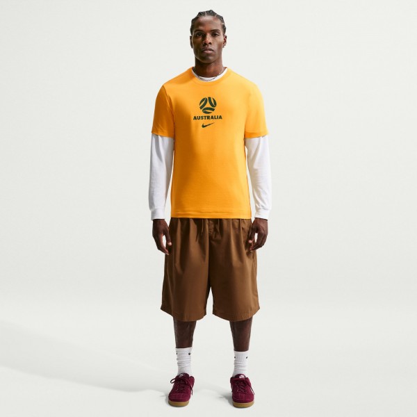 Australia National Team Nike Crest T-Shirt - Yellow