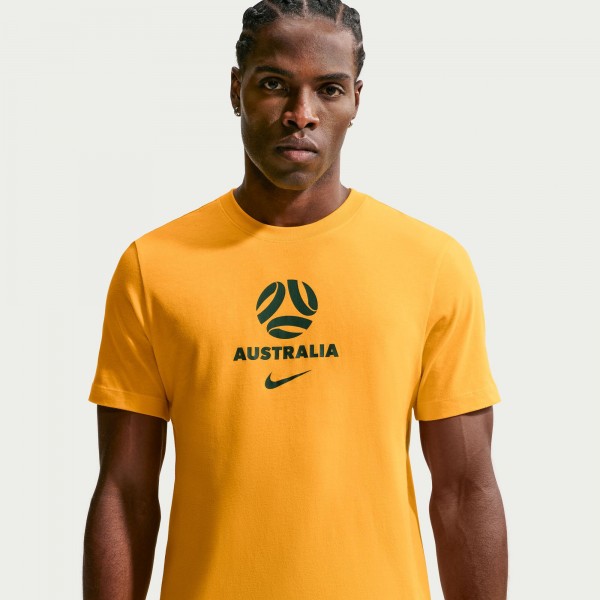 Australia National Team Nike Crest T-Shirt - Yellow