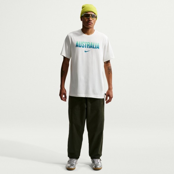 Australia National Team Nike Wordmark T-Shirt - White