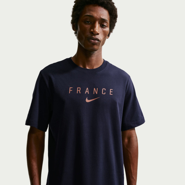 Футболка France National Team Nike Wordmark - Blue