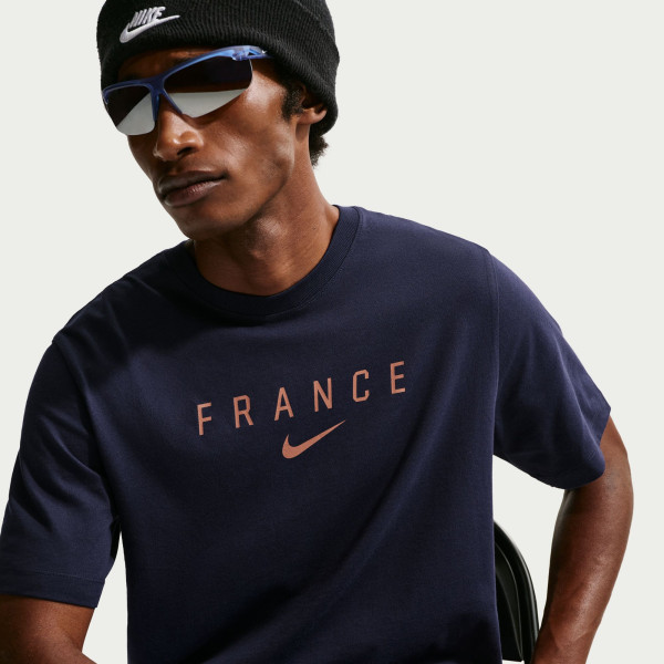 Футболка France National Team Nike Wordmark - Blue