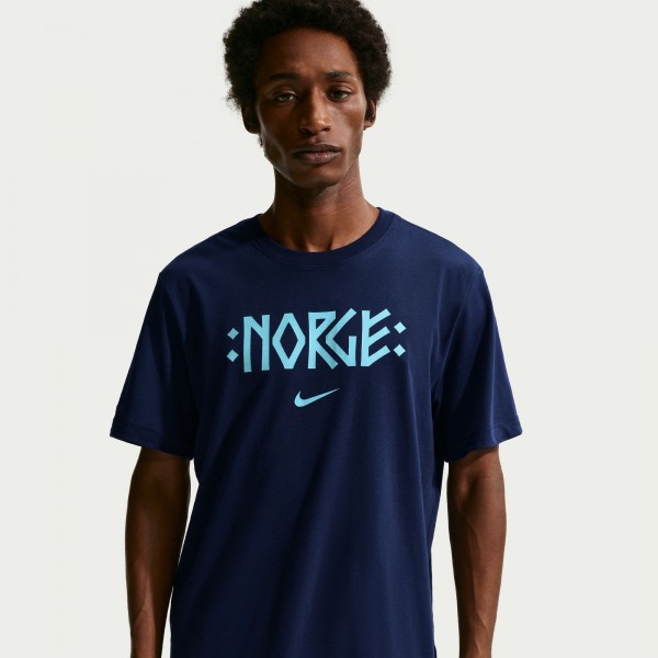 Norway National Team Nike Wordmark T-Shirt - Navy