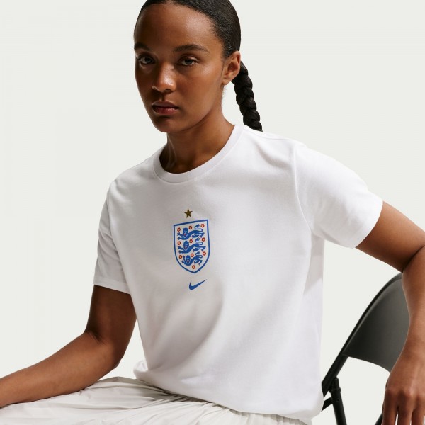 England National Team Nike WoCrest T-Shirt - White