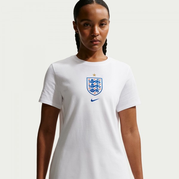England National Team Nike WoCrest T-Shirt - White